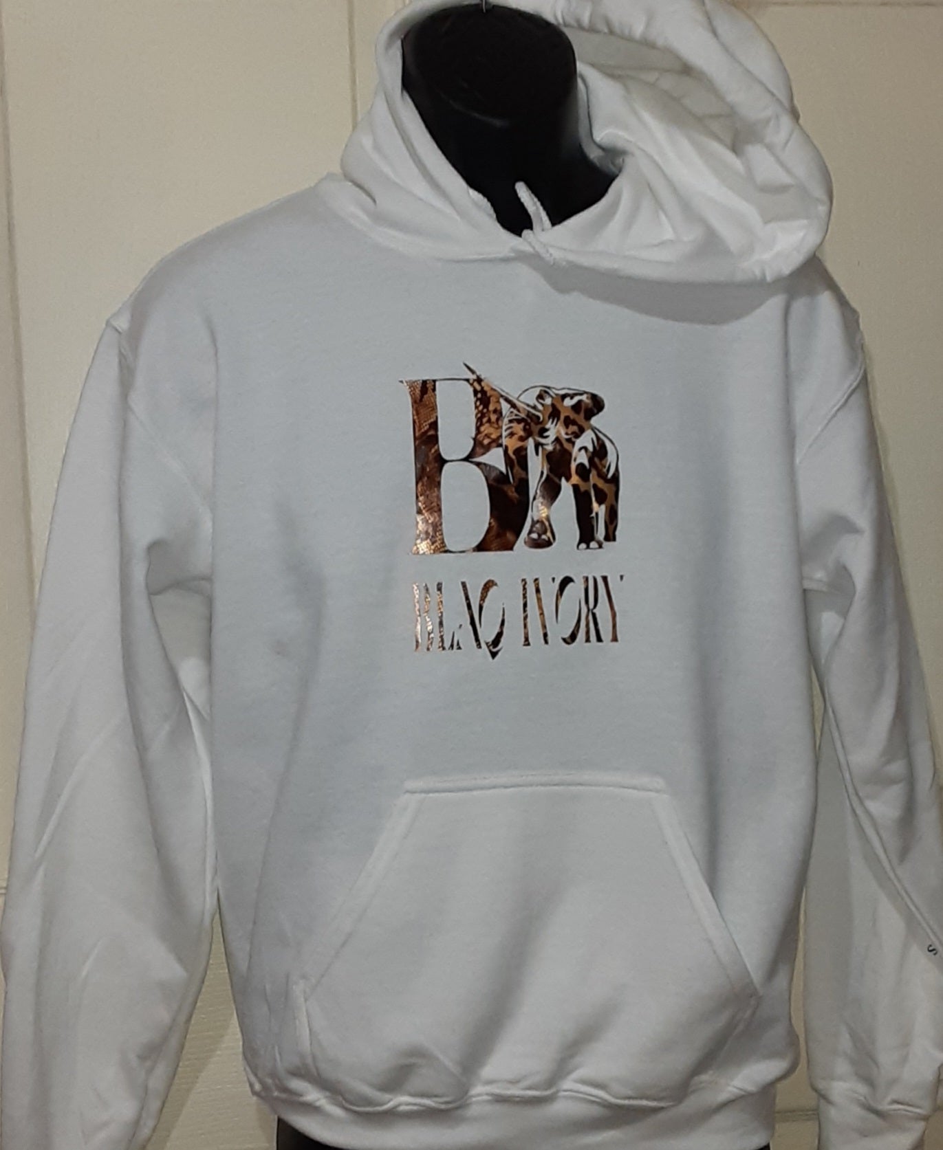 BLAQ IVORY (Snake- Logo-Style-Design) Unisex Pullover Hoodie